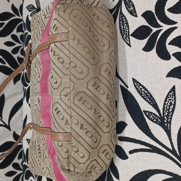 Vintage Coach Lozenge Tote Bag - Picture 9 of 12